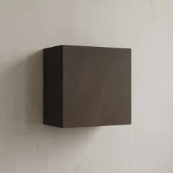 Garnero Arredamenti Mensole E Pensili-Pensile cubo sospeso 55x50h cm 1 anta reversibile nero Sunset Ossido