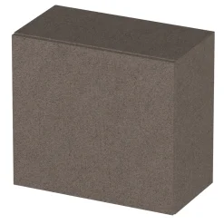 Garnero Arredamenti Mensole E Pensili|Mensole E Pensili-Pensile cubo sospeso 55x50h cm 1 anta reversibile bronzo Sunset Marrone