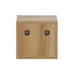 Garnero Arredamenti Pensili Per Bagno-Pensile cubo 27x28h cm Corallo Rovere