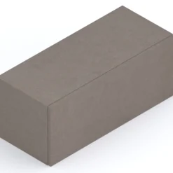 Garnero Arredamenti Mensole E Pensili|Mensole E Pensili-Pensile da parete orizzontale 69x29h cm 1 anta reversibile bronzo Sunset Marrone