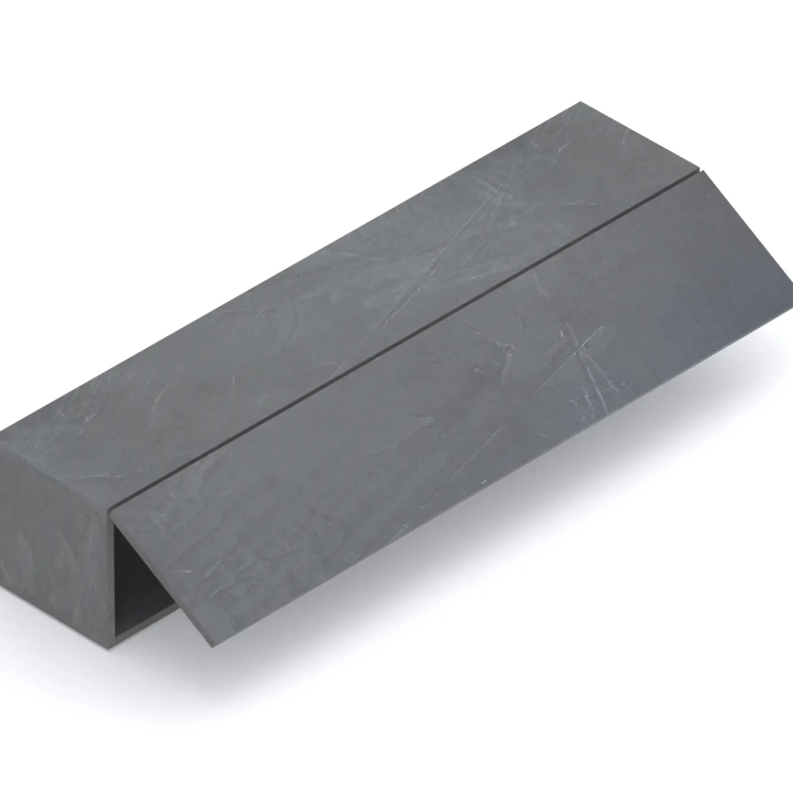 Garnero Arredamenti Mensole E Pensili-Pensile orizzontale 138x29h cm 1 anta reversibile moderno Sunset Antracite