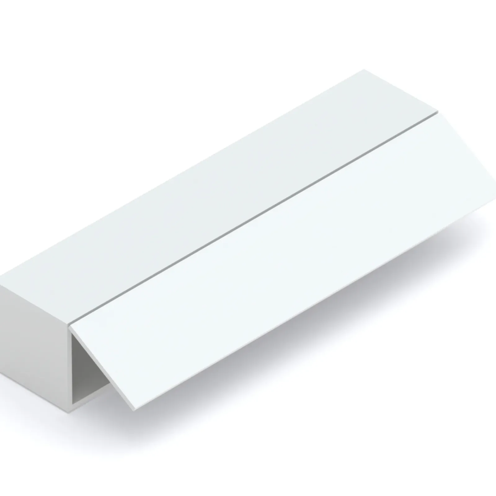 Garnero Arredamenti Mensole E Pensili-Pensile orizzontale 138x29h cm 1 anta reversibile moderno Sunset Grigio chiaro