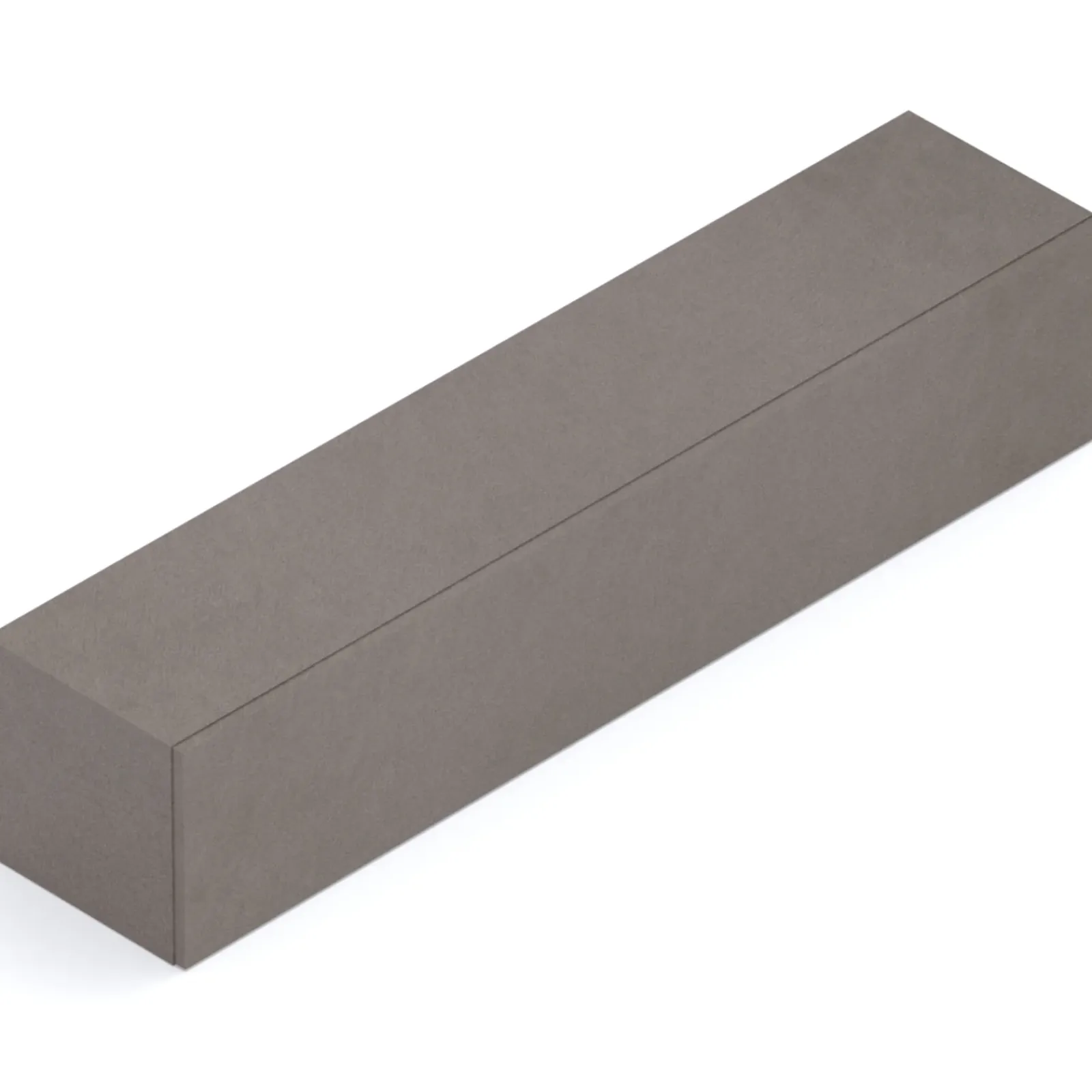 Garnero Arredamenti Mensole E Pensili|Mensole E Pensili-Pensile orizzontale 138x29h cm 1 anta reversibile moderno bronzo Sunset Marrone