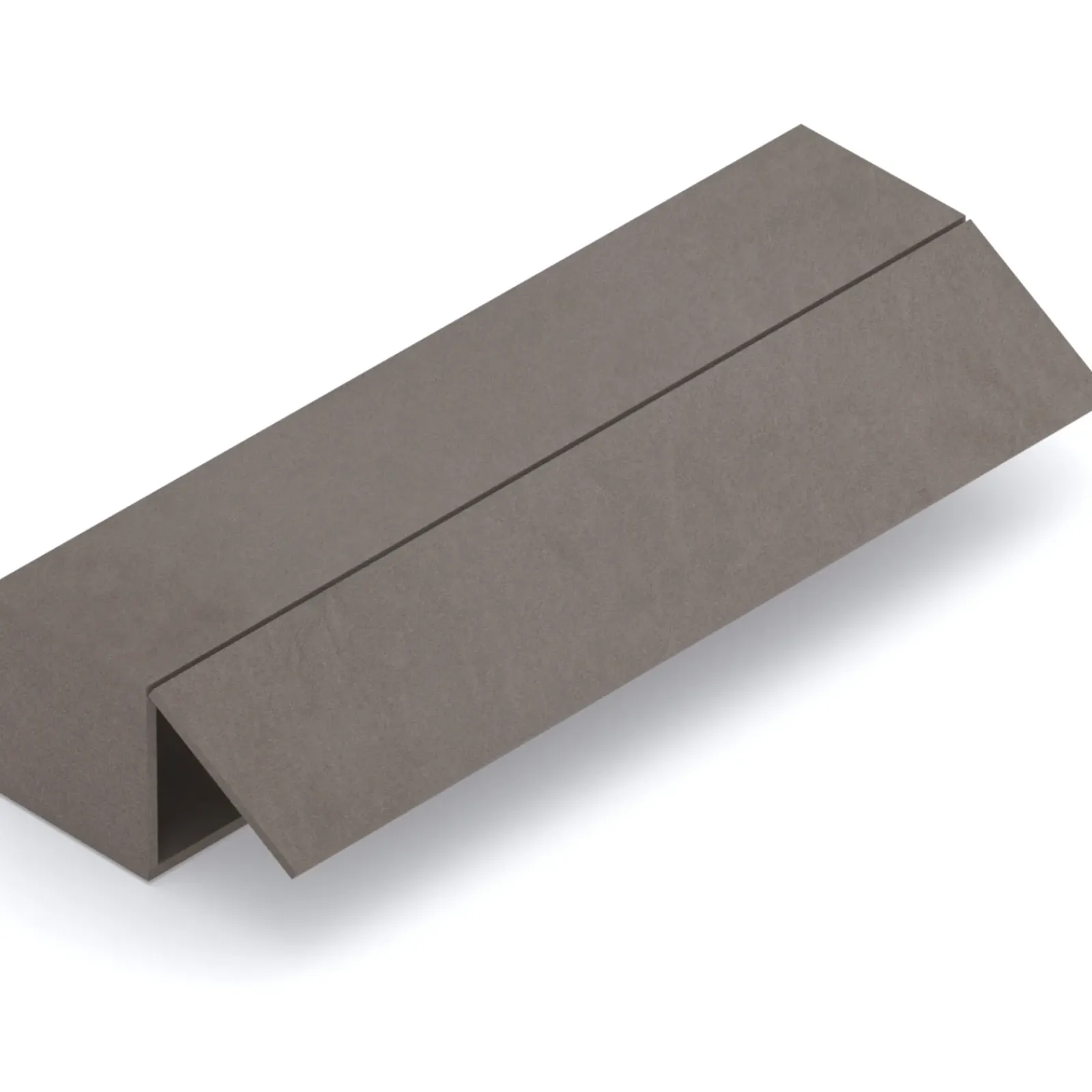 Garnero Arredamenti Mensole E Pensili|Mensole E Pensili-Pensile orizzontale 138x29h cm 1 anta reversibile moderno bronzo Sunset Marrone