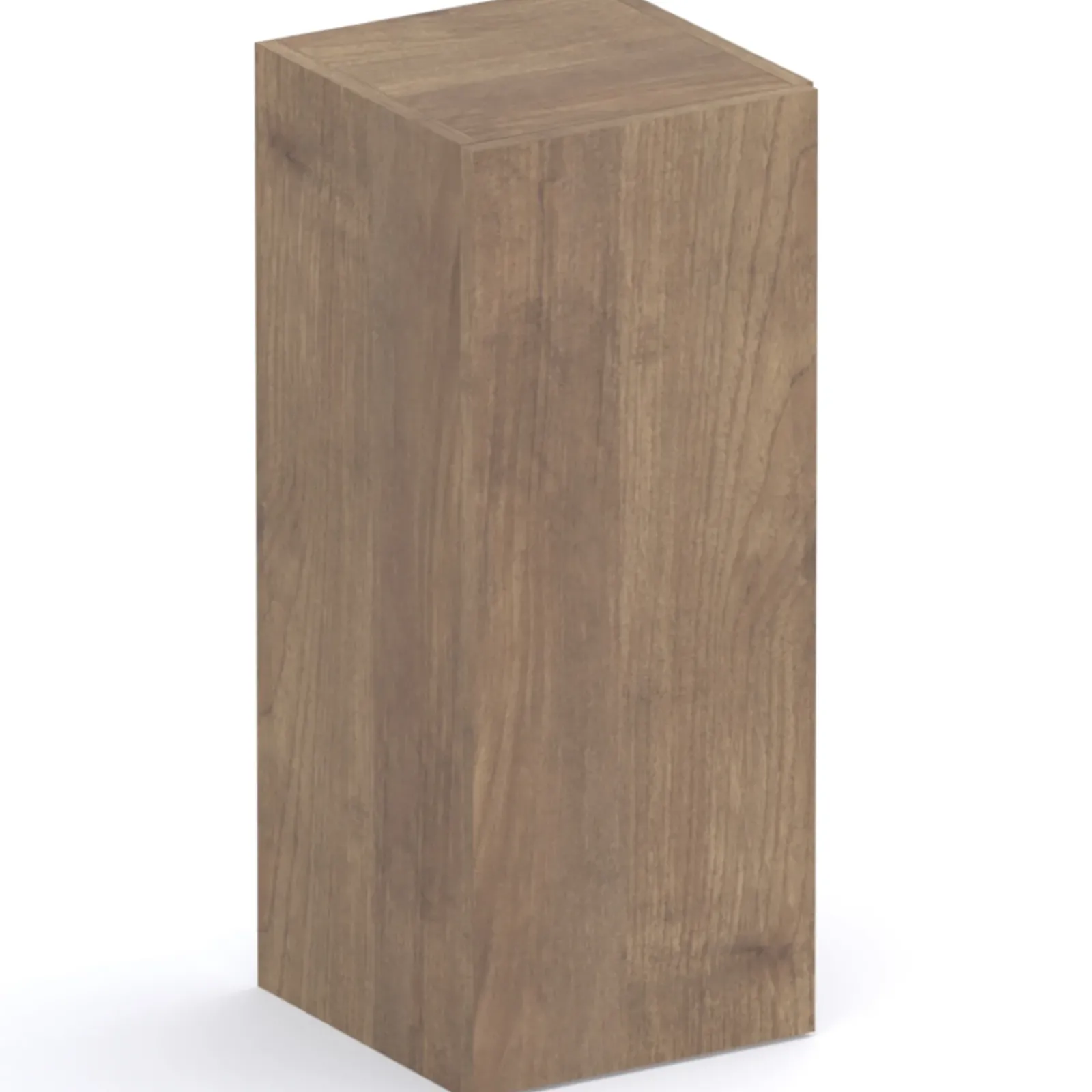 Garnero Arredamenti Mensole E Pensili-Pensile verticale 29x69h cm 1 anta reversibile rovere scuro Sunset Noce