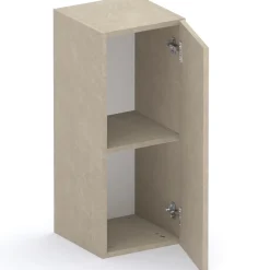 Garnero Arredamenti Mensole E Pensili|Mensole E Pensili-Pensile verticale 29x69h cm 1 anta reversibile Sunset Tortora