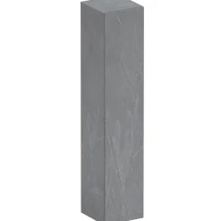 Garnero Arredamenti Mensole E Pensili-Pensile verticale 29x138h cm 1 anta reversibile moderno Sunset Antracite