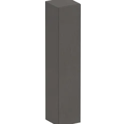 Garnero Arredamenti Mensole E Pensili-Pensile verticale 29x138h cm 1 anta reversibile moderno nero Sunset Ossido