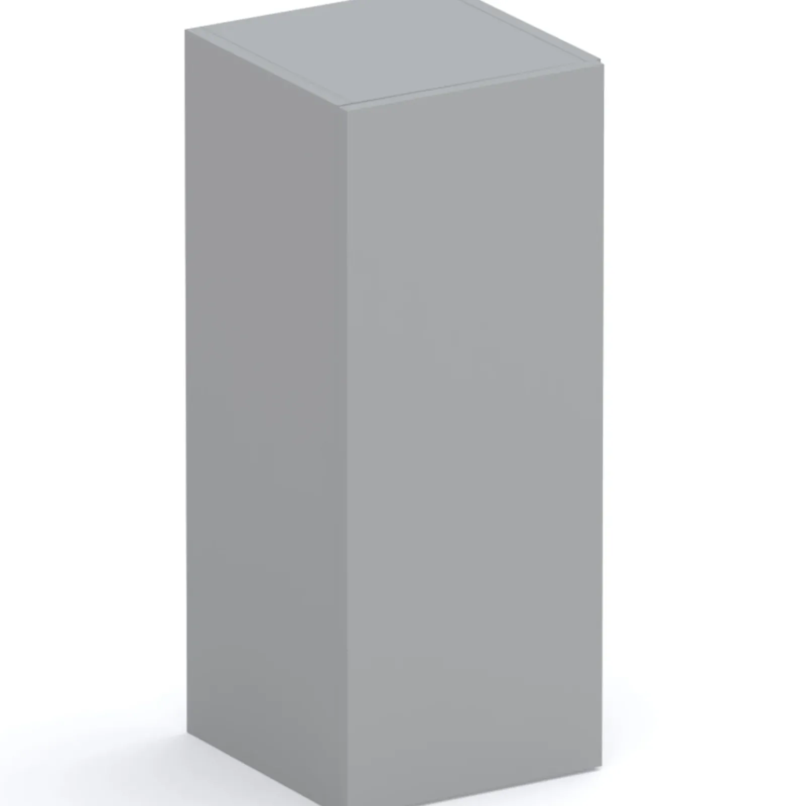 Garnero Arredamenti Mensole E Pensili-Pensile verticale 29x69h cm 1 anta reversibile Sunset Grigio scuro