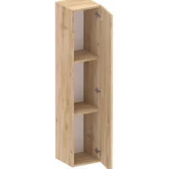 Garnero Arredamenti Mensole E Pensili-Pensile verticale 29x138h cm 1 anta reversibile moderno chiaro Sunset Rovere