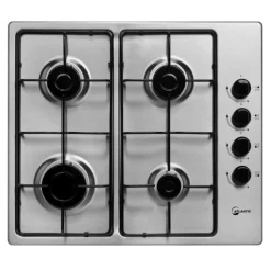 Garnero Arredamenti Elettrodomestici-Piano cottura 4 fuochi gas 60cm acciaio Atlantic
