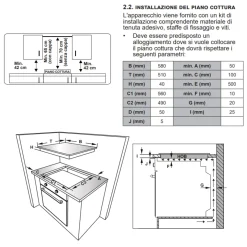 Garnero Arredamenti Elettrodomestici-Piano cottura 4 fuochi gas 60cm acciaio Atlantic