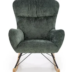 Garnero Arredamenti Poltrone Relax|Poltroncine Imbottite-Poltrona a dondolo imbottita in tessuto Isla Verde
