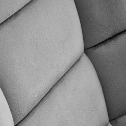 Garnero Arredamenti Poltrone Relax|Poltroncine Imbottite-Poltrona a dondolo relax imbottita in velluto Nanna Grigio