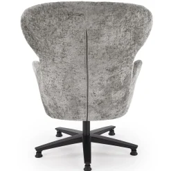 Garnero Arredamenti Poltrone Design|Poltrone Relax-Poltrona design girevole imbottita in tessuto  Mappy Grigio