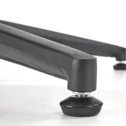 Garnero Arredamenti Poltrone Design|Poltrone Relax-Poltrona design girevole imbottita in tessuto panna nero Montana