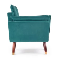 Garnero Arredamenti Poltrone Design|Poltroncine Imbottite-Poltrona design imbottita verde Eugenia Gihome®