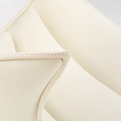 Garnero Arredamenti Poltrone Design|Poltroncine Imbottite-Poltrona design in ecopelle imbottita Isotta Bianco