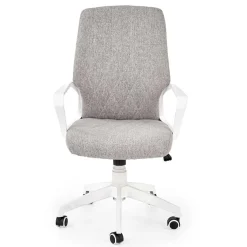 Garnero Arredamenti Sedie Da Ufficio|Sedie Scrivania Ufficio-Poltrona design ufficio in tessuto beige bianco Nikki