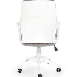 Garnero Arredamenti Sedie Da Ufficio|Sedie Scrivania Ufficio-Poltrona design ufficio in tessuto beige bianco Nikki