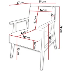 Garnero Arredamenti Poltroncine Imbottite-Poltrona imbottita design moderna beige Luana