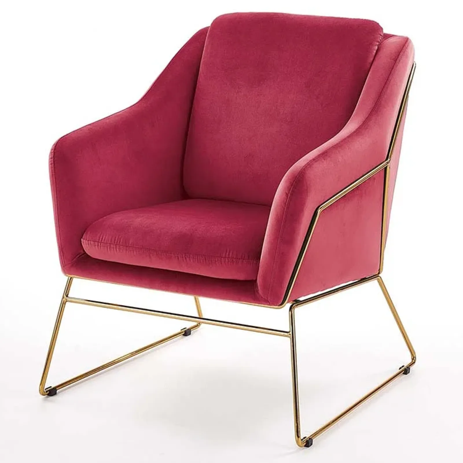 Garnero Arredamenti Poltrone Design|Poltroncine Imbottite-Poltrona imbottita design Erminia3 Bordeaux