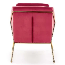 Garnero Arredamenti Poltrone Design|Poltroncine Imbottite-Poltrona imbottita design Erminia3 Bordeaux