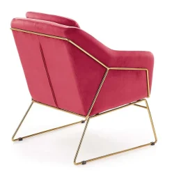 Garnero Arredamenti Poltrone Design|Poltroncine Imbottite-Poltrona imbottita design Erminia3 Bordeaux