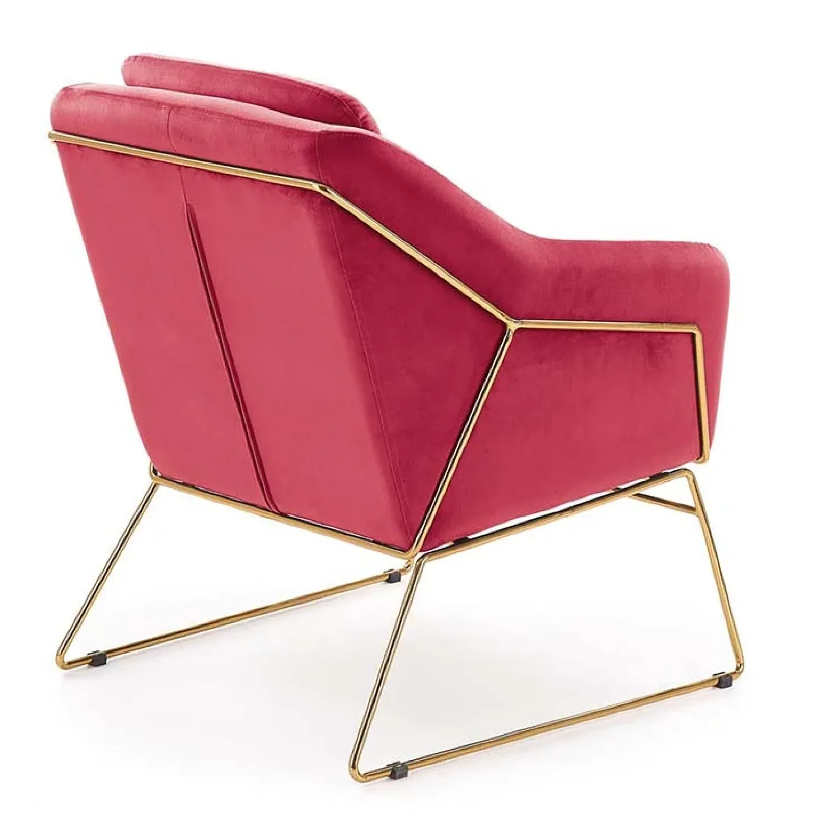 Garnero Arredamenti Poltrone Design|Poltroncine Imbottite-Poltrona imbottita design Erminia3 Bordeaux