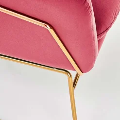 Garnero Arredamenti Poltrone Design|Poltroncine Imbottite-Poltrona imbottita design Erminia3 Bordeaux