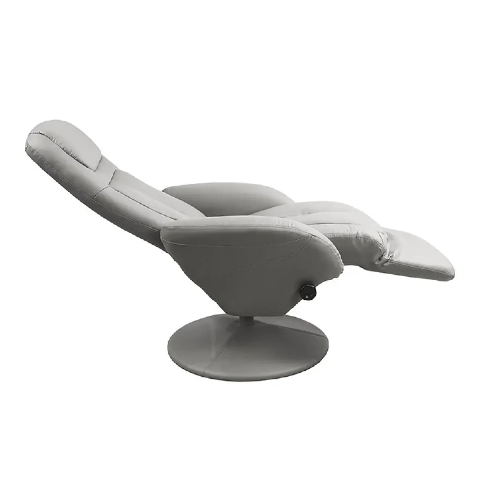 Garnero Arredamenti Poltrone Design|Poltroncine Imbottite-Poltrona imbottita in ecopelle reclinabile Nina Grigio