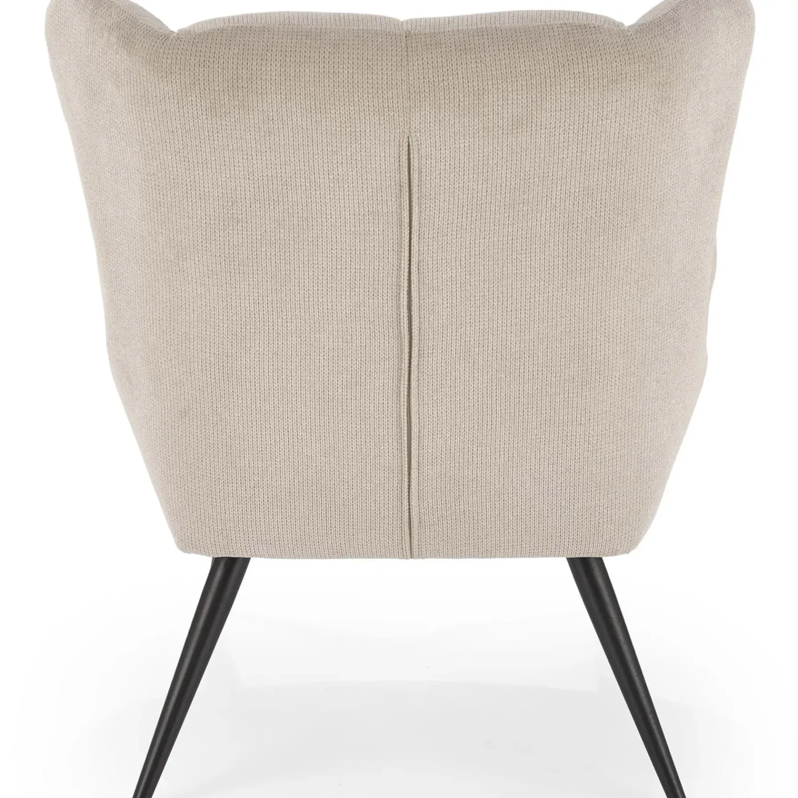 Garnero Arredamenti Poltrone Relax|Poltroncine Imbottite-Poltrona imbottita in tessuto nero Snooz Beige