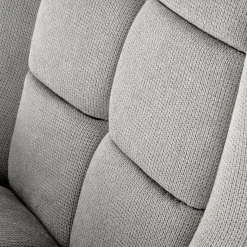 Garnero Arredamenti Poltrone Relax|Poltroncine Imbottite-Poltrona imbottita in tessuto nero Snooz Grigio