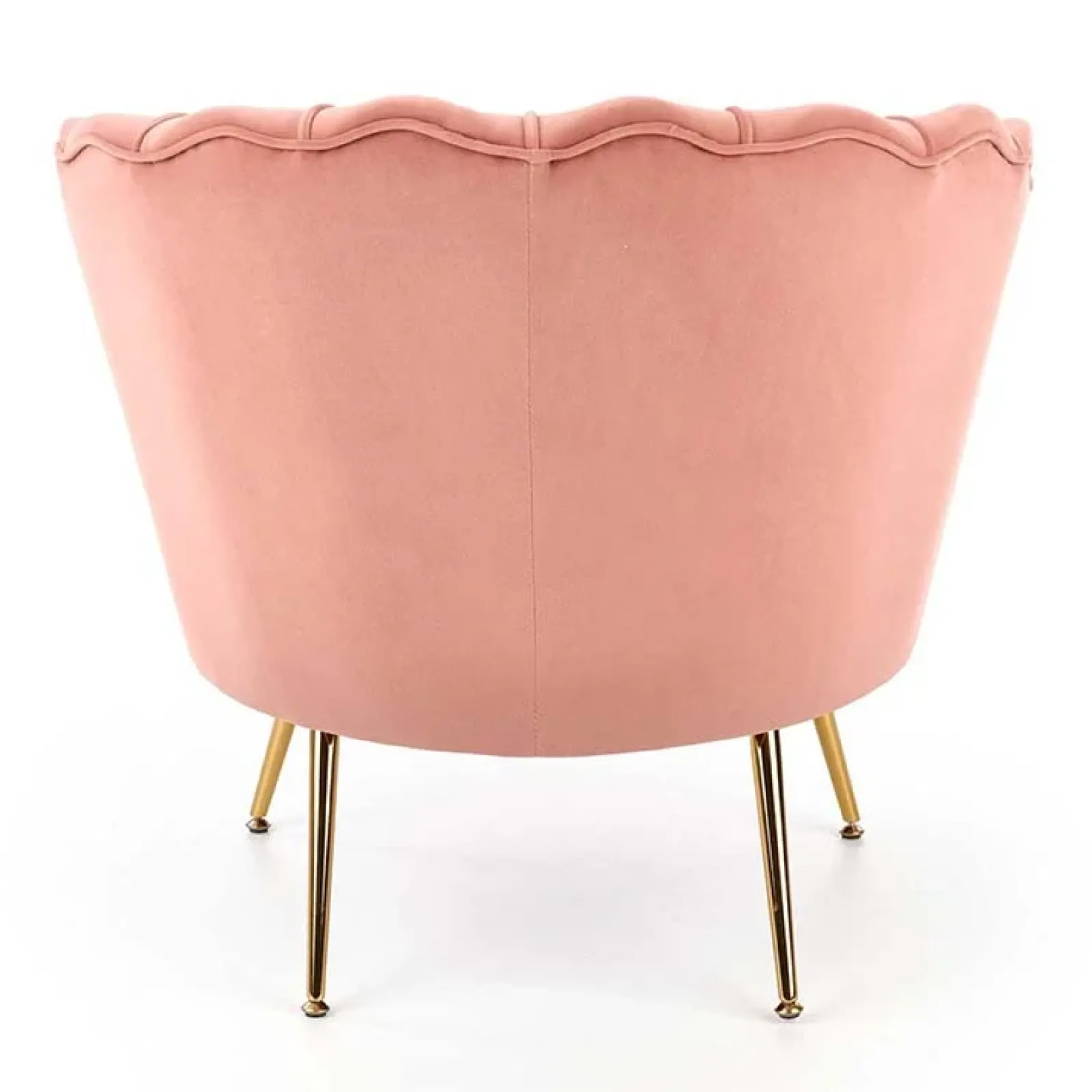 Garnero Arredamenti Poltrone Design|Poltrone Sala D'attesa-Poltrona imbottita moderna in velluto antico oro Gabriella Rosa