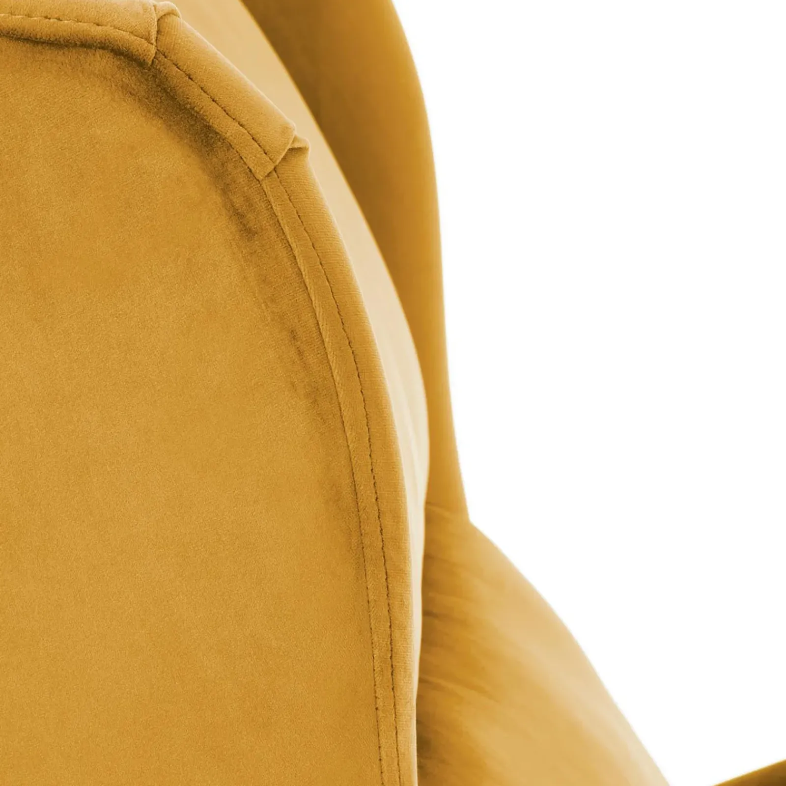 Garnero Arredamenti Poltrone Relax|Poltroncine Imbottite-Poltrona reclinabile imbottita in velluto giallo Cassiopea Senape