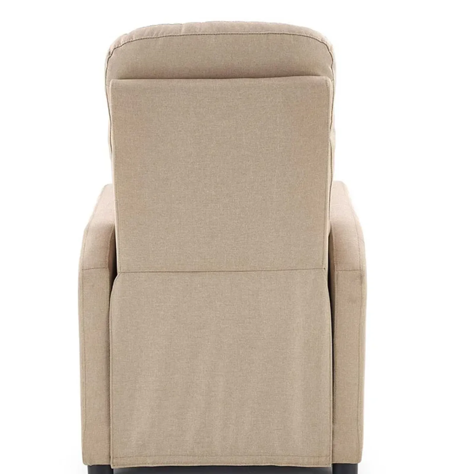 Garnero Arredamenti Poltrone Relax-Poltrona reclinabile imbottita in tessuto beige Adele