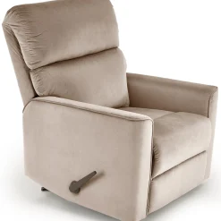 Garnero Arredamenti Poltrone Relax|Poltroncine Imbottite-Poltrona reclinabile imbottita in tessuto Benuat Beige