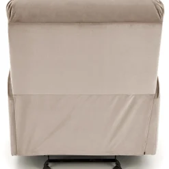 Garnero Arredamenti Poltrone Relax|Poltroncine Imbottite-Poltrona reclinabile imbottita in tessuto Benuat Beige