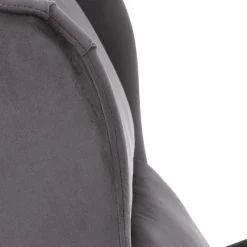 Garnero Arredamenti Poltrone Relax|Poltroncine Imbottite-Poltrona reclinabile imbottita in velluto Cassiopea Grigio