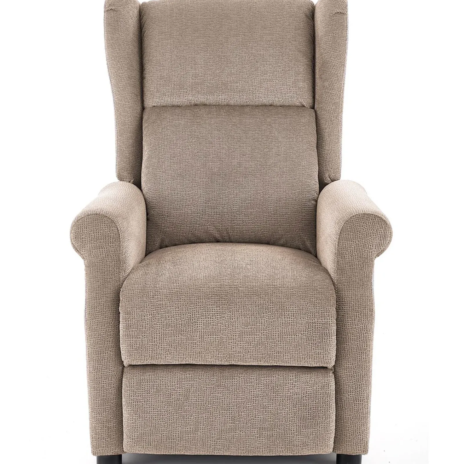 Garnero Arredamenti Poltrone Relax|Poltroncine Imbottite-Poltrona reclinabile imbottita in tessuto Cassiopea Beige