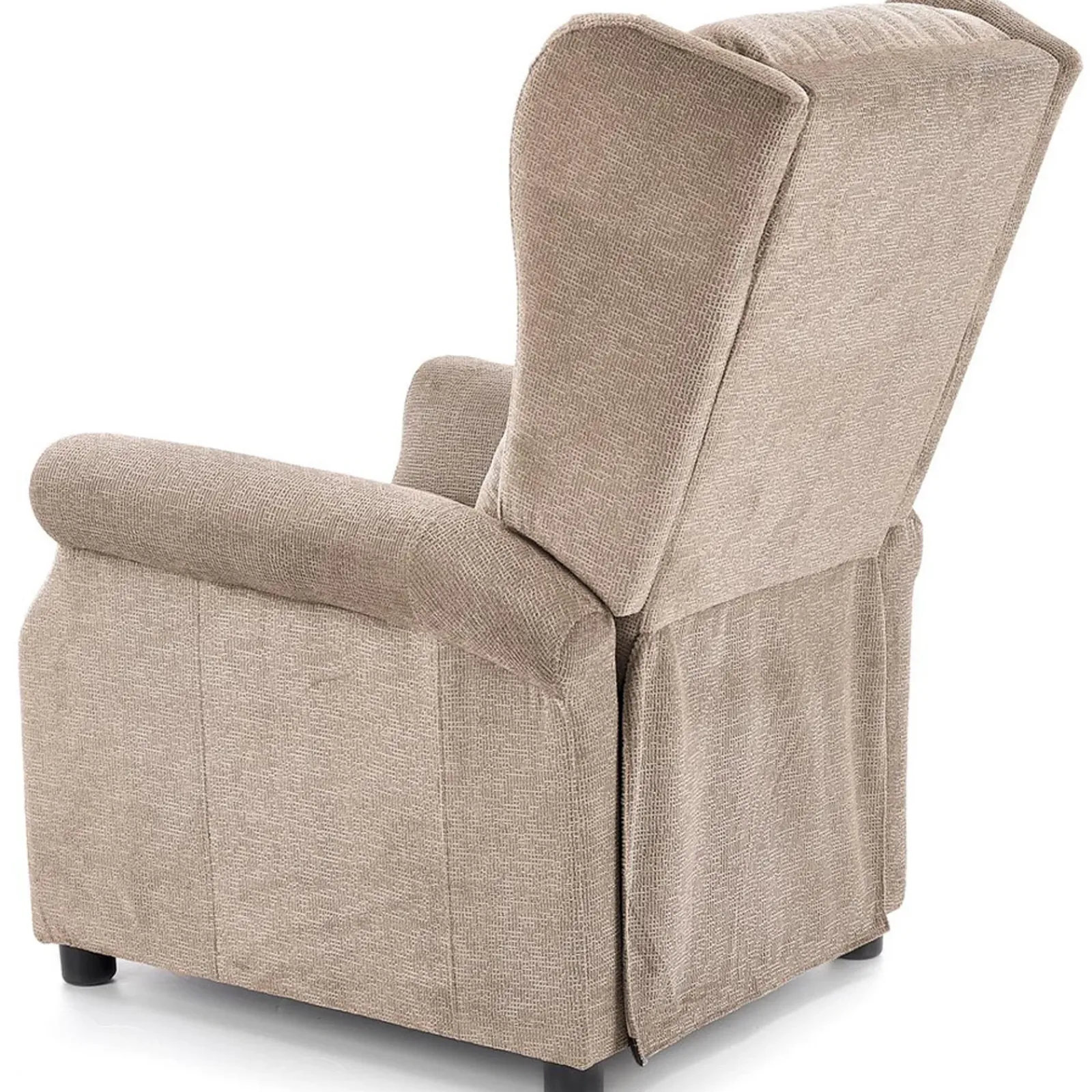 Garnero Arredamenti Poltrone Relax|Poltroncine Imbottite-Poltrona reclinabile imbottita in tessuto Cassiopea Beige