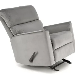 Garnero Arredamenti Poltrone Relax|Poltroncine Imbottite-Poltrona reclinabile imbottita in tessuto Benuat Grigio