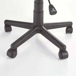 Garnero Arredamenti Sedie Per Scrivania Ragazzi-Poltrona regolabile per scrivania ragazzi in ecopelle rosso nero Grove