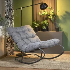 Garnero Arredamenti Poltrone Sala D'attesa|Poltrone Relax-Poltrona relax tessuto grigio Serenita