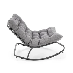 Garnero Arredamenti Poltrone Sala D'attesa|Poltrone Relax-Poltrona relax tessuto grigio Serenita