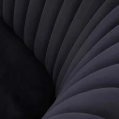 Garnero Arredamenti Poltrone Design|Poltrone Sala D'attesa-Poltroncina design in velluto con gambe oro Romance Nero