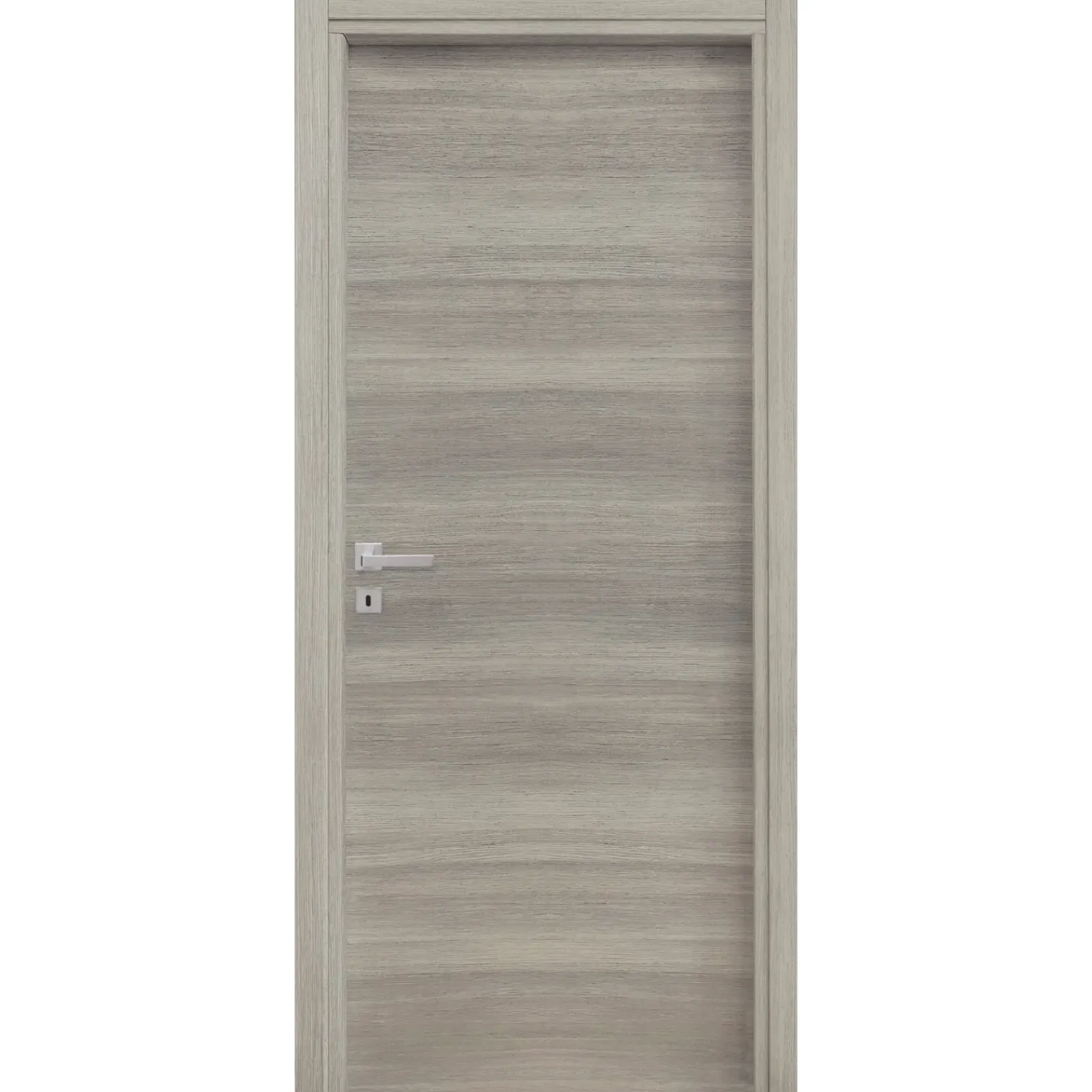 Garnero Arredamenti Porte-Porta battente reversibile per interni 90x210h cm Niagara Rovere Grigio