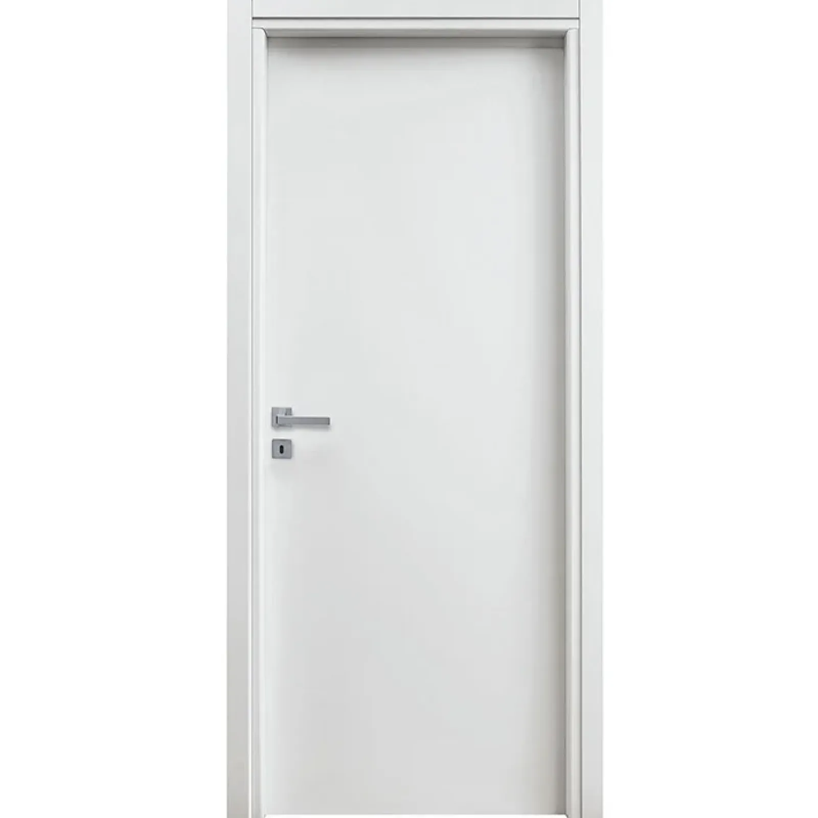 Garnero Arredamenti Porte-Porta battente reversibile per interni 70x210h cm bianca Niagara Bianco Opaco