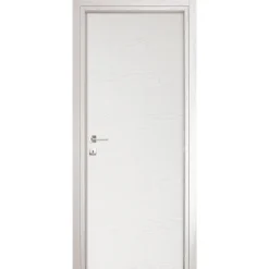 Garnero Arredamenti Porte-Porta battente reversibile per interni 90x210h cm Niagara Bianco Frassinato