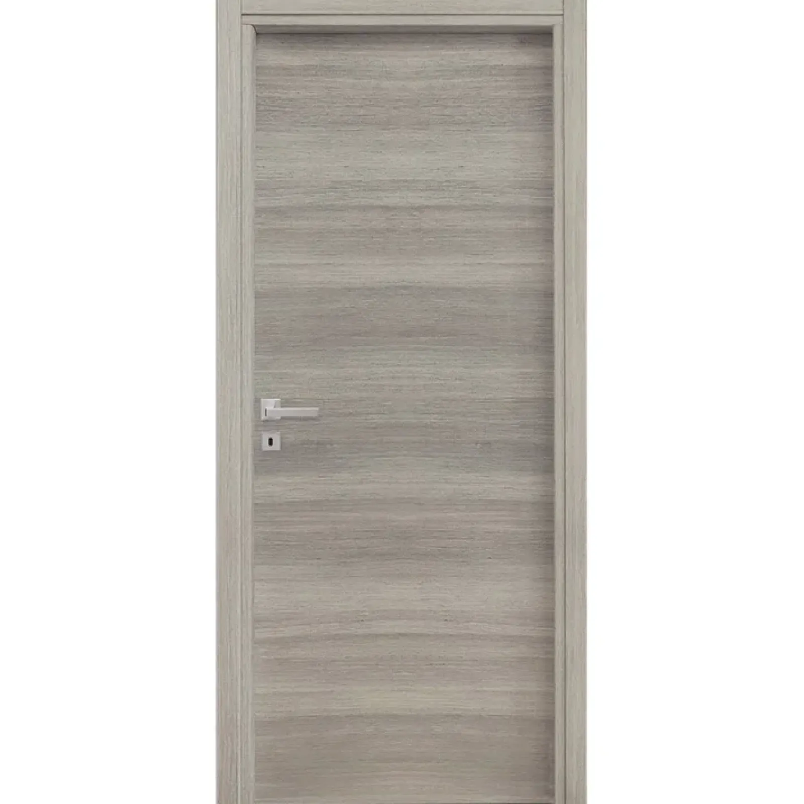 Garnero Arredamenti Porte-Porta battente reversibile per interni 70x210h cm Niagara Rovere Grigio